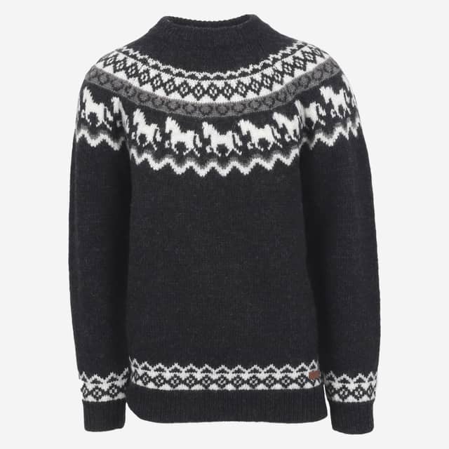 Sleipnir horse pattern wool sweater